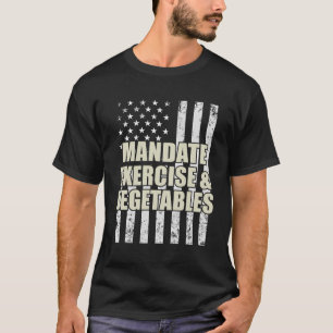 Mandaatoefeningen en groenten t-shirt