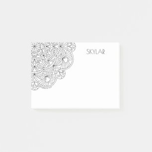 Mandala 010617 Volwassen Kleurplezier Gepersonalis Post-it® Notes