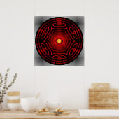 Mandala #05 poster (Keuken)