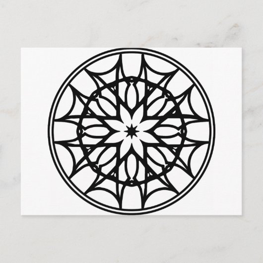Mandala 11 dreamcatcher briefkaart (Voorkant)