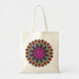 Mandala 12 Roze bloemmosterd - Tote Bag