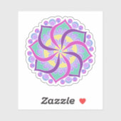 Mandala 1 sticker (Vel)