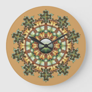 Mandala #1 uurklok grote klok