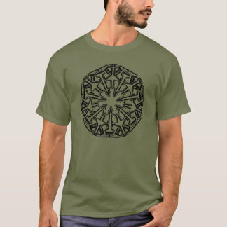 Mandala 1 Zwart T-shirt