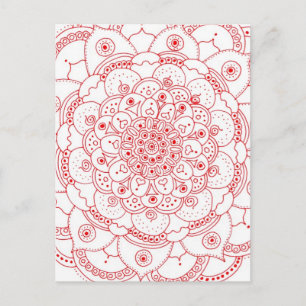 Mandala 2 Briefkaart