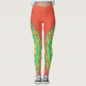 Mandala 2 leggings (Voorkant)