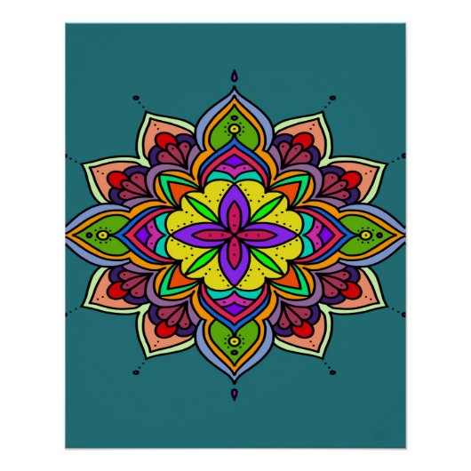 mandala 2 perfect poster (Voorkant)