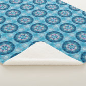 Mandala 2 Sherpa Blanket Deken (3/4)