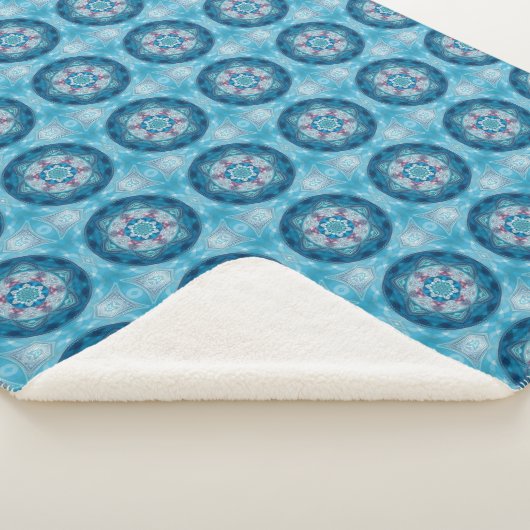 Mandala 2 Sherpa Blanket Sherpa Deken (3/4)