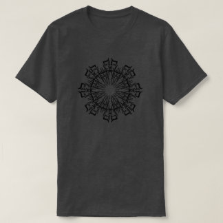 Mandala 3 Black T-shirt