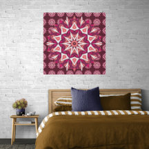Mandala 3 Faux Enveloppé toile Impression