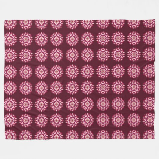 Mandala 3 Fleece Blanket Deken (Voorkant (Horizontaal))