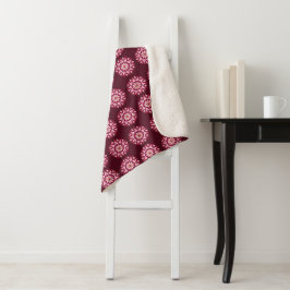 Mandala 3 Sherpa Blanket Deken