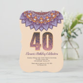 Mandala 40 Invitation (Debout devant)