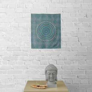 Mandala 4 Bosbouw Wandkleed