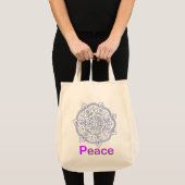 Mandala 4, sac fourre-tout à paix (Devant (produit))