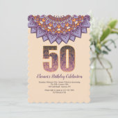 Mandala 50 Invitation (Debout devant)