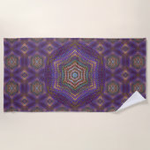 Mandala 5 Beach Towel Strandlaken (Voorkant)