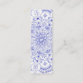 Mandala 5, wat is Jouw naam? Mini Visitekaartje (Achterkant)