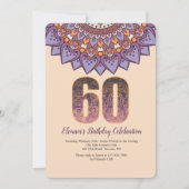 Mandala 60 Invitation (Devant)