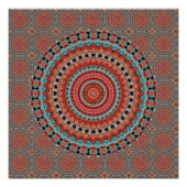 Mandala 6 Glossy Poster Perfect Poster (Voorkant)