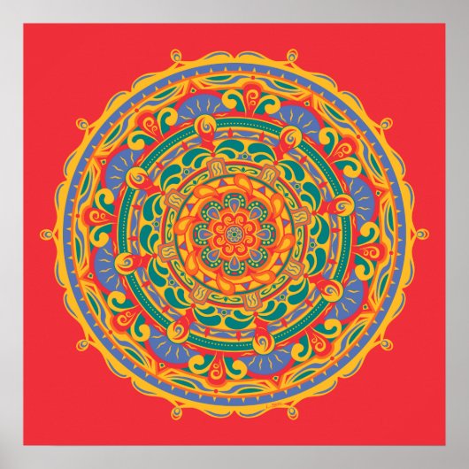 Mandala #6 - Poster (Devant)