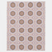 Mandala 9 fleece deken (Voorkant)