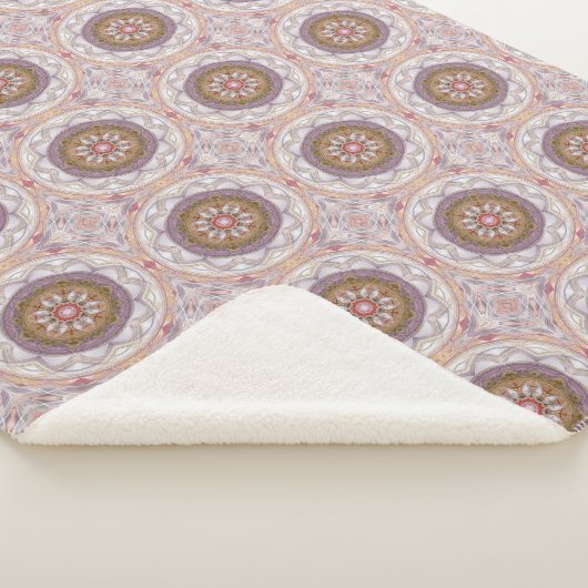 Mandala 9 Sherpa Blanket Sherpa Deken (3/4)