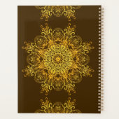 Mandala à fleurs ethniques. (Dos)