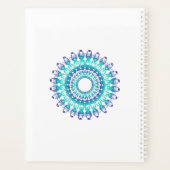 Mandala à fleurs ethniques. (Dos)