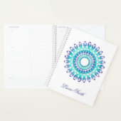 Mandala à fleurs ethniques. (Devant avec enveloppe)