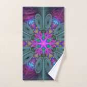Mandala à partir de la couleur centrale Art fracta (Serviette à main)