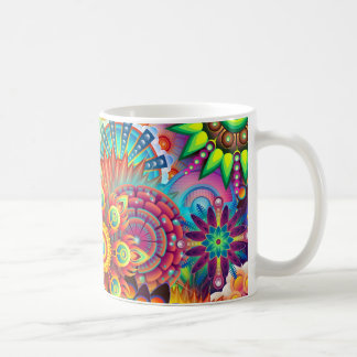 Mandala Abstracte Spirituele Psychedelic Trippy Koffiemok