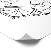 Mandala Adult Coloring Poster (Hoek)