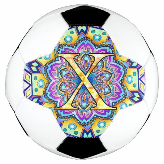 Mandala Alphabet X (Devant)