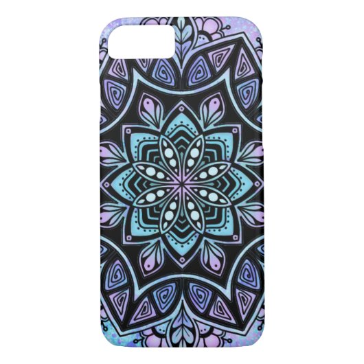 Mandala Apple iPhone 8/7, Barely It Phone Case (Achterkant)
