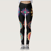 Mandala arrière - plan leggings (Devant)