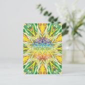 Mandala Art Briefkaart (Staand voorkant)