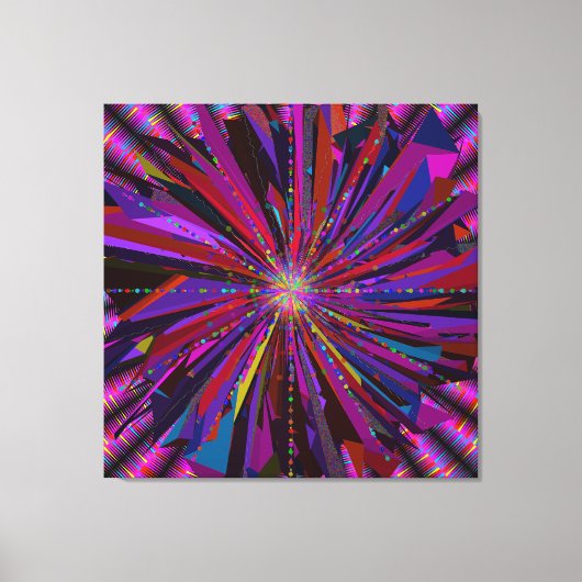 Mandala Art  Canvas Afdruk (Voorkant)