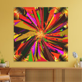 Mandala Art Canvas Afdruk (Insitu (Woonkamer))