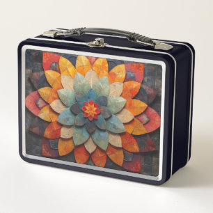 Mandala Art Geweven Bloem