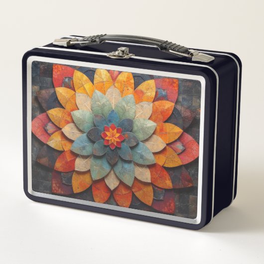 Mandala Art Geweven Bloem (Voorkant)