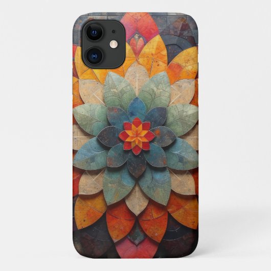 Mandala Art Geweven Bloem Case-Mate iPhone Case (Achterkant)