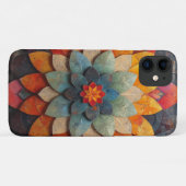 Mandala Art Geweven Bloem Case-Mate iPhone Case (Achterkant (horizontaal))