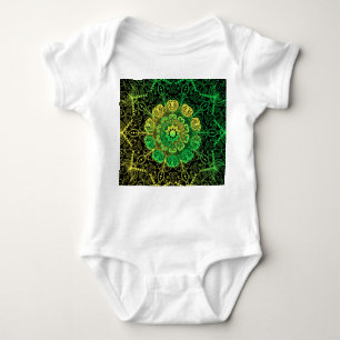 Mandala Art: Groen Geel Detail. Romper