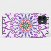 Mandala art iPhone hoesje backcover (Achterkant (horizontaal))
