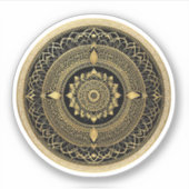 Mandala Art Sticker (Voorkant)