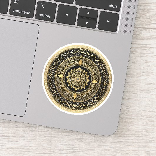 Mandala Art Sticker (Detail)