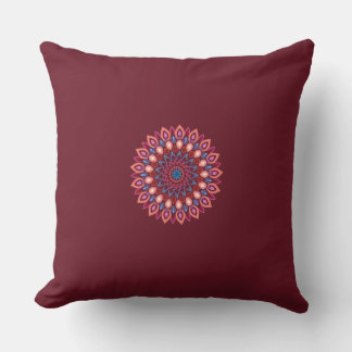 mandala art Throw Pillow Kussen