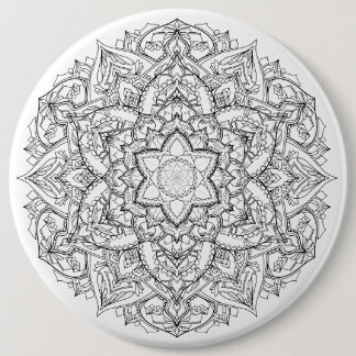 Mandala Badge Ronde Button 6,0 Cm